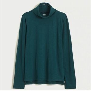 Madewell Whisper Cotton Turtleneck Top XS